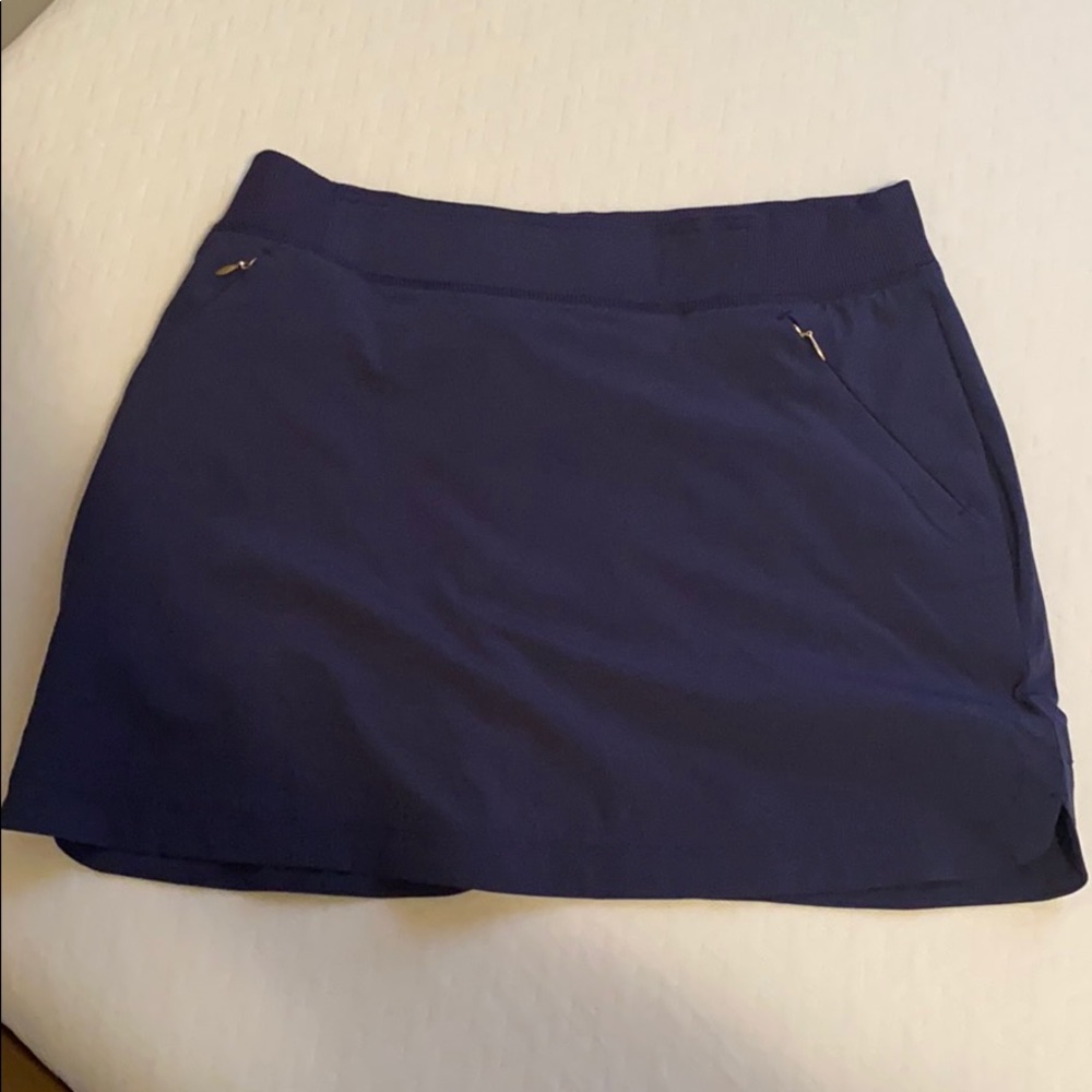 Lilly Pulitzer True Navy Run Around Skort